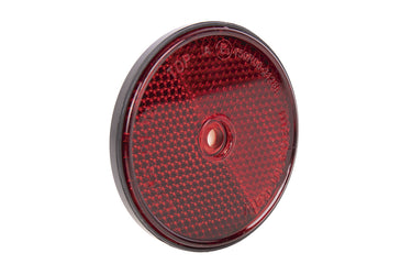 Cofan – Catadióptricos Redondos Adhesivos Homologados Ø60 mm | Colores Rojo, Ámbar y Blanco
